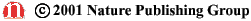 Copyright 2001 Nature Publishing Group